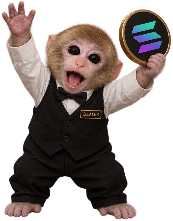 Dealer Ape celebrating and waving